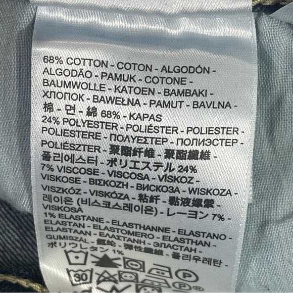 Levi Strauss Low Rise Denim Leggings 26x30 - Picture 8 of 9